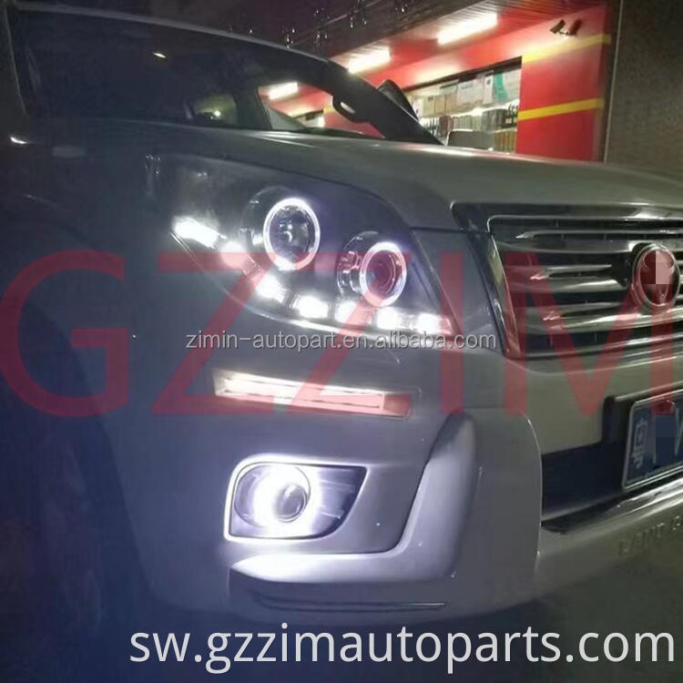 LED DRL Gari wakati wa kukimbia kwa FJ150 Prado 2009-2013